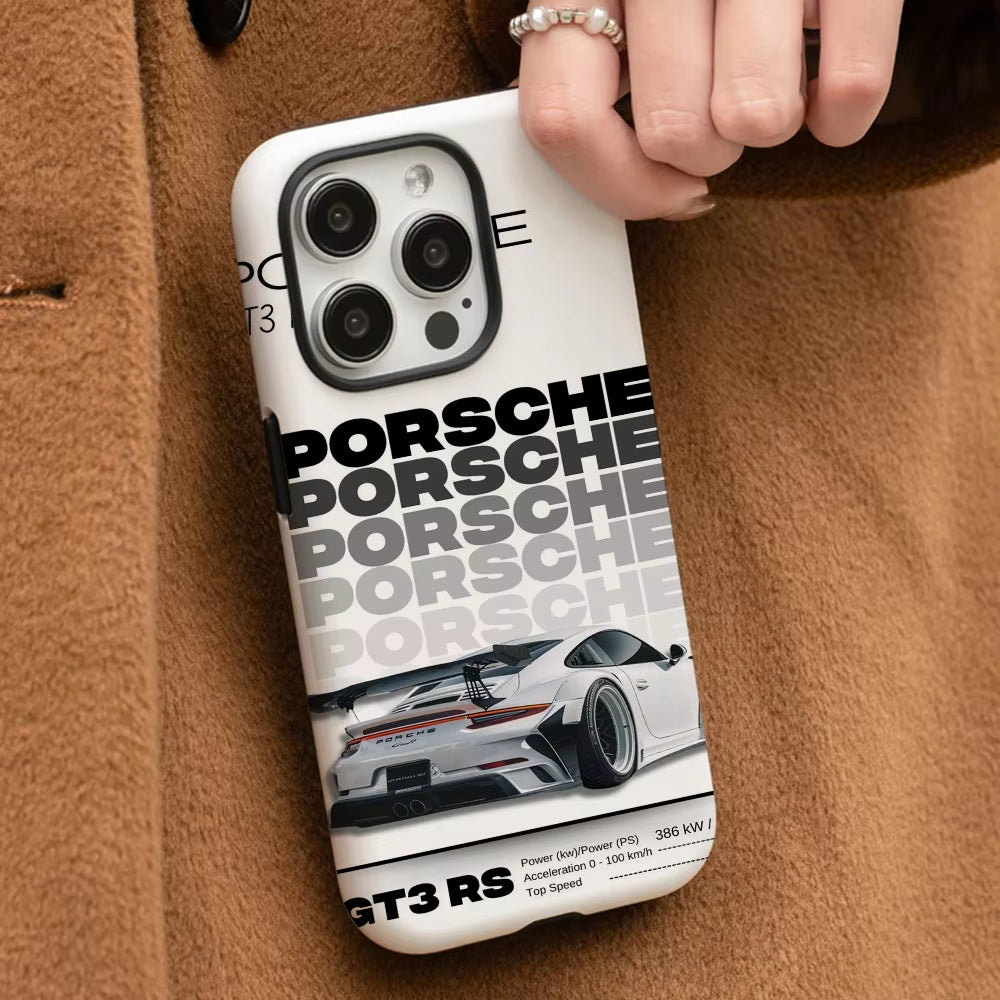 Sport Car GT3 RS Phone Case Phone Case Film Shell for Iphone 16 15 14 13 12 11 Pro Max Plus