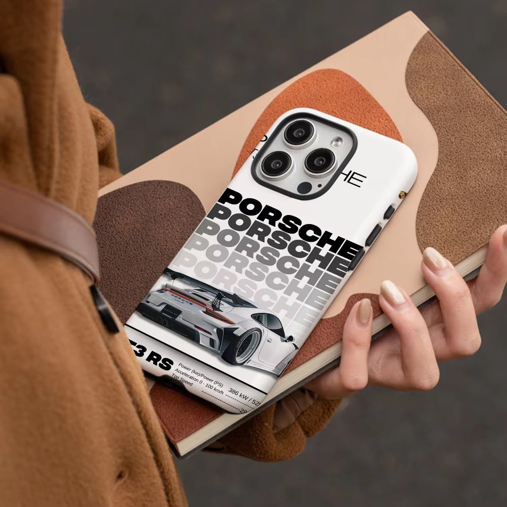 Sport Car GT3 RS Phone Case Phone Case Film Shell for Iphone 16 15 14 13 12 11 Pro Max Plus