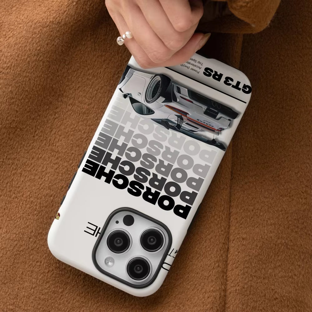 Sport Car GT3 RS Phone Case Phone Case Film Shell for Iphone 16 15 14 13 12 11 Pro Max Plus