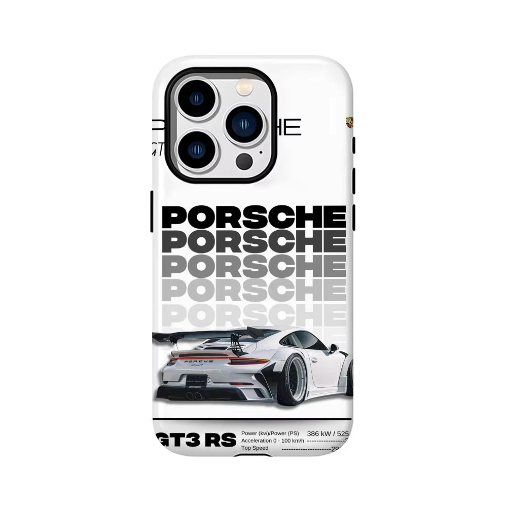 Sport Car GT3 RS Phone Case Phone Case Film Shell for Iphone 16 15 14 13 12 11 Pro Max Plus