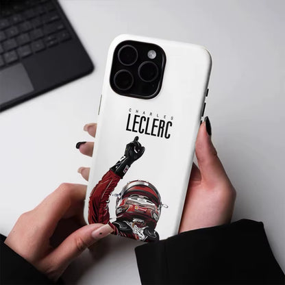 F1 LEC Fashionable Phone Case for Iphone16Promax 15 14 14 12Mini 7Plus XR 2In1 Tough Glossy Case