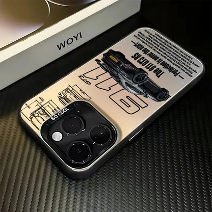 Luxury Stylish Sports Car Phone Case for Iphone 17 16E 16 15 14 13 12 11 Mini Pro Max XR 8 7 Air plus anti Fall Matte Back Cover