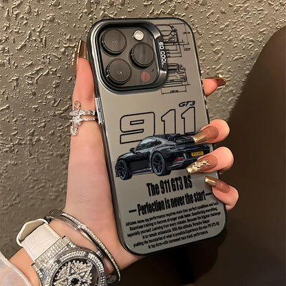 Luxury Stylish Sports Car Phone Case for Iphone 17 16E 16 15 14 13 12 11 Mini Pro Max XR 8 7 Air plus anti Fall Matte Back Cover