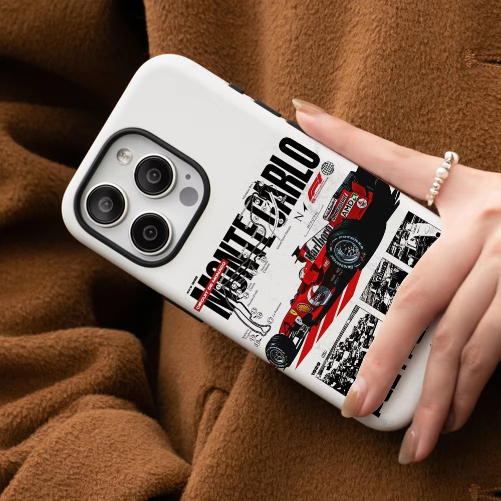 Formula 1 Phone Case Phone Case Film Shell for Iphone 16 15 14 13 12 11 Pro Max Plus