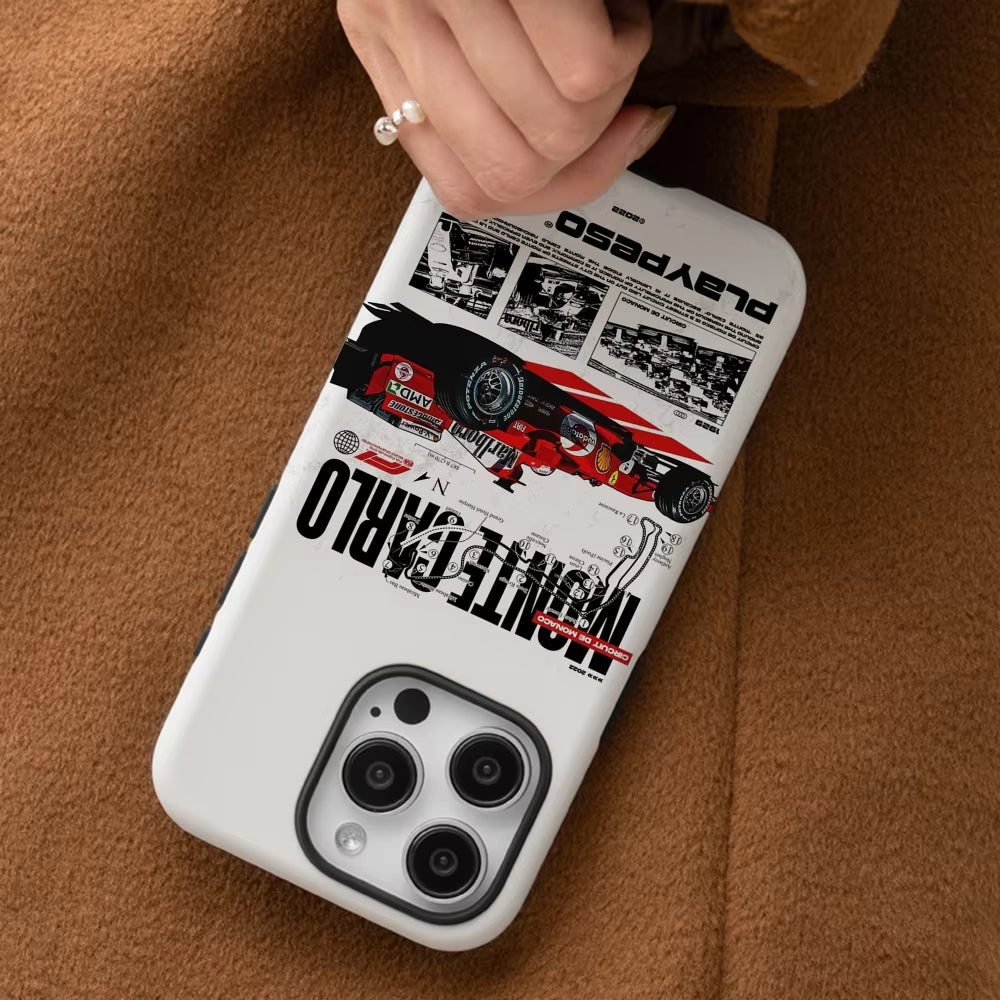 Formula 1 Phone Case Phone Case Film Shell for Iphone 16 15 14 13 12 11 Pro Max Plus